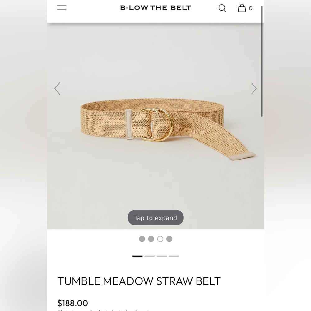 B -LOW THE BELT TUMBLE MEADOW  BELT